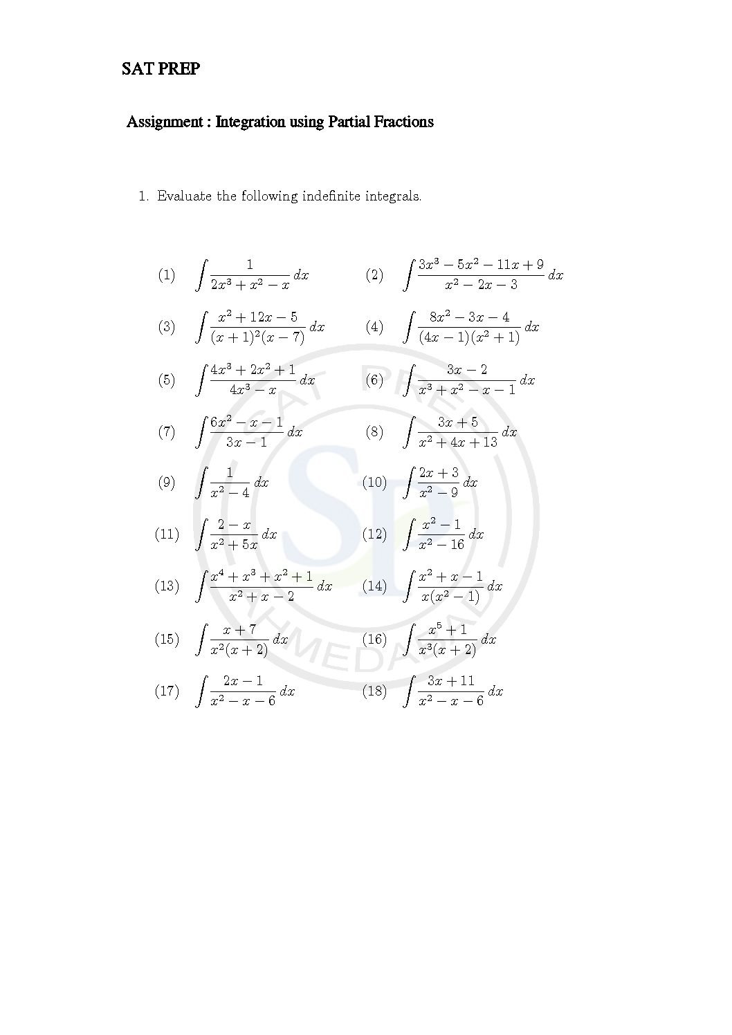 Partial Fractions and Integration Solves Complex Integrals Simply